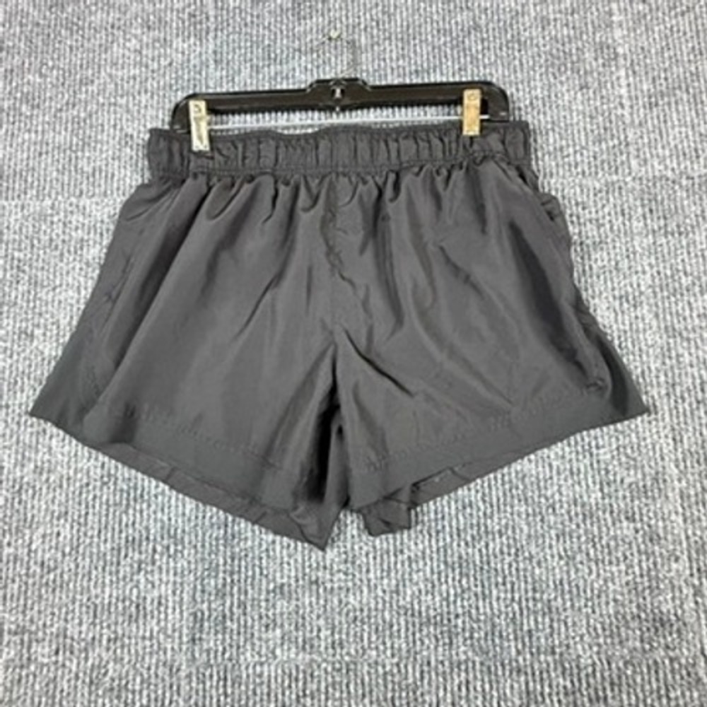 Athletic Works Womens Black Running Shorts Size L 12-14 AW12100021487 Activewear
